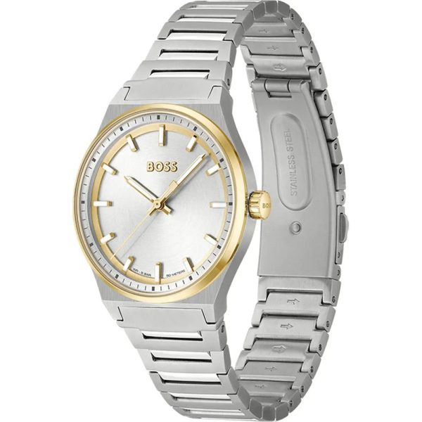 Montre femme Hugo Boss Candor réf. 1502734, mouvement quartz, boîtier 35 mm, acier inoxydable, verre minéral, étanche 50 m – deuxième vue