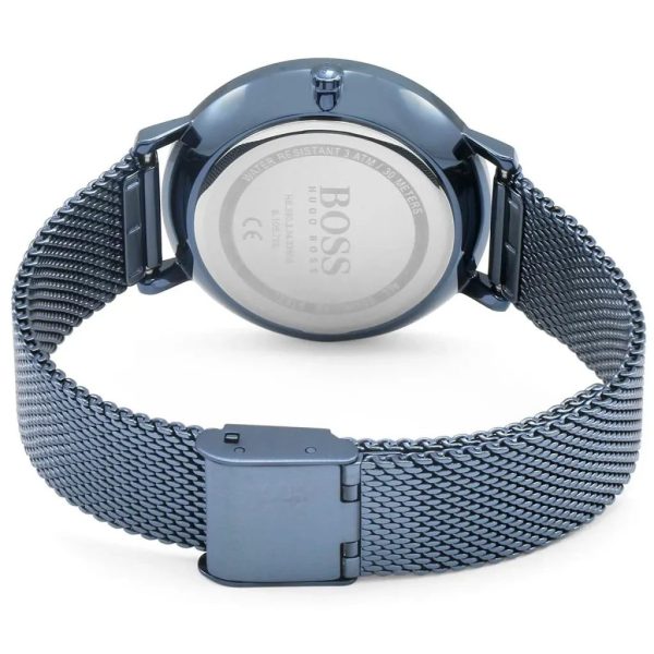 Montre femme Hugo Boss Infinity réf. 1502518, mouvement quartz, boîtier 35 mm, acier inoxydable, verre minéral, étanche 30 m – troisième vue
