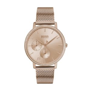 Montre femme Hugo Boss Infinity réf. 1502519, mouvement quartz, boîtier 35 mm, acier inoxydable – vue principale, Horlova Maroc