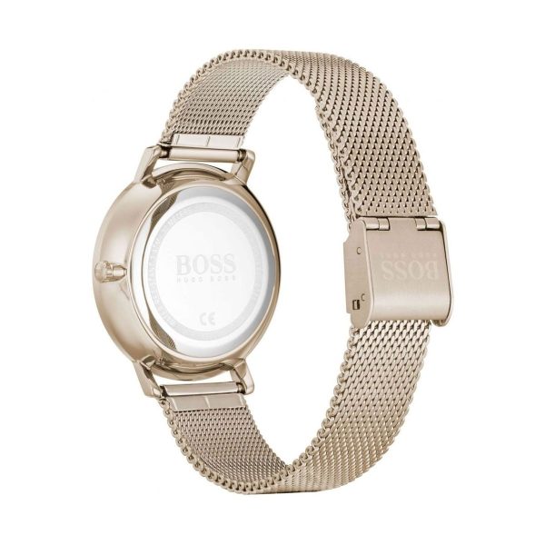 Montre femme Hugo Boss Infinity réf. 1502519, mouvement quartz, boîtier 35 mm, acier inoxydable, verre minéral, étanche 30 m – quatrième vue