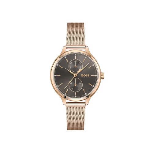 Montre femme Hugo Boss Purity réf. 1502536, mouvement quartz, boîtier 36 mm, acier inoxydable, verre minéral – vue principale, Horlova Maroc