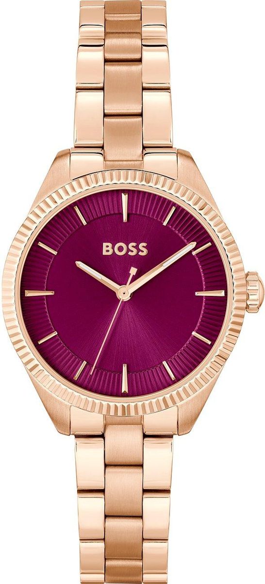 Montre femme Hugo Boss Sage réf. 1502728, mouvement quartz, boîtier 32 mm, acier inoxydable, verre minéral – vue principale, Horlova Maroc