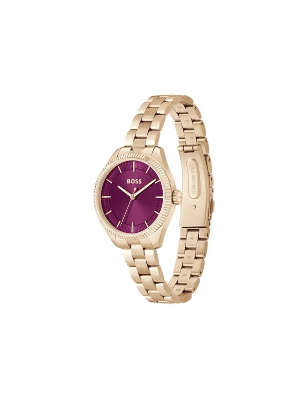 Montre femme Hugo Boss Sage réf. 1502728, mouvement quartz, boîtier 32 mm, acier inoxydable, verre minéral, étanche 30 m – deuxième vue