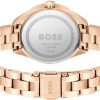 Montre femme Hugo Boss Sage réf. 1502728, mouvement quartz, boîtier 32 mm, acier inoxydable, verre minéral, étanche 30 m – troisième vue