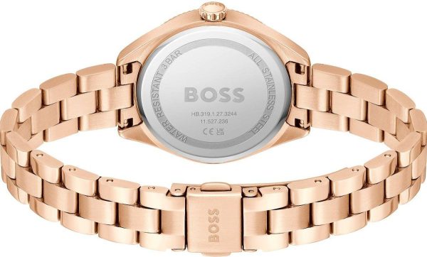 Montre femme Hugo Boss Sage réf. 1502728, mouvement quartz, boîtier 32 mm, acier inoxydable, verre minéral, étanche 30 m – troisième vue