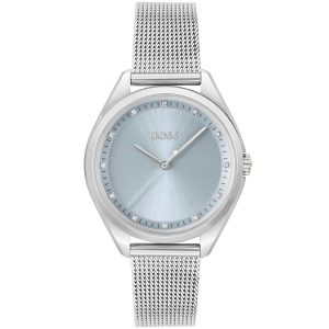 Montre femme Hugo Boss Saya réf. 1502667, mouvement quartz, boîtier 37 mm, verre minéral, étanche 30 m – vue principale, Horlova Maroc