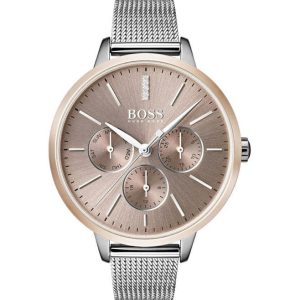 Montre femme Hugo Boss Symphony réf. 1502423, mouvement quartz, boîtier 38 mm, acier inoxydable – vue principale, Horlova Maroc