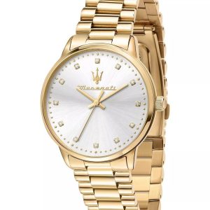 Montre femme Maserati réf. R8853147503, mouvement quartz, boîtier 36 mm, acier inoxydable, verre minéral – vue principale, Horlova Maroc