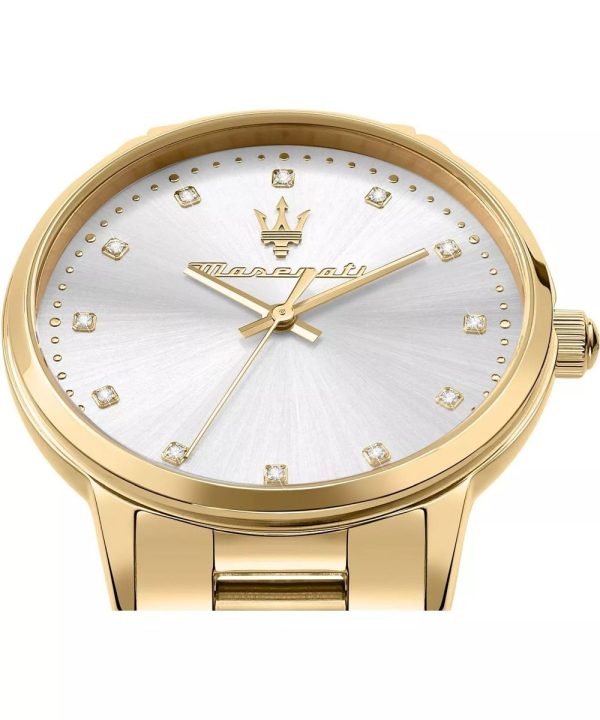 Montre femme Maserati réf. R8853147503, mouvement quartz, boîtier 36 mm, acier inoxydable, verre minéral, étanche 50 m – deuxième vue