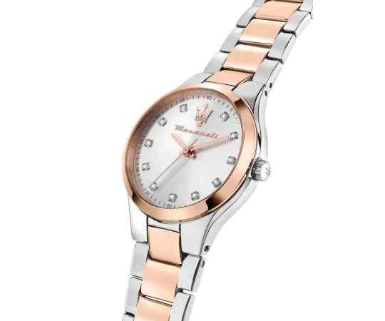 Montre femme Maserati Attrazione réf. R8853151502, mouvement quartz, boîtier 30 mm, acier inoxydable, verre minéral – troisième vue