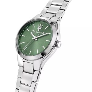 Montre femme Maserati Attrazione réf. R8853151508, mouvement quartz, boîtier 30 mm, acier inoxydable, verre minéral – deuxième vue