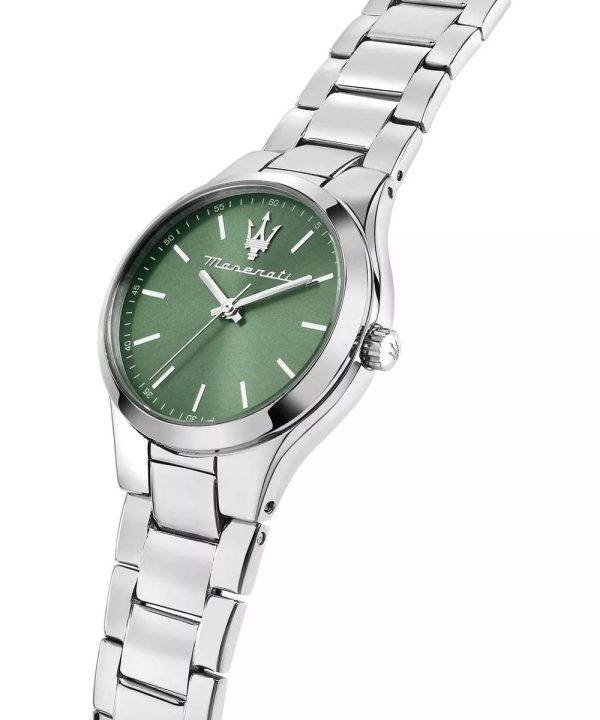 Montre femme Maserati Attrazione réf. R8853151508, mouvement quartz, boîtier 30 mm, acier inoxydable, verre minéral – deuxième vue