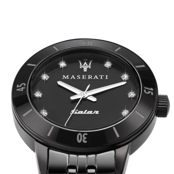 Montre femme Maserati Successo réf. R8853145501, mouvement solaire, boîtier 32 mm, acier inoxydable, verre minéral – troisième vue