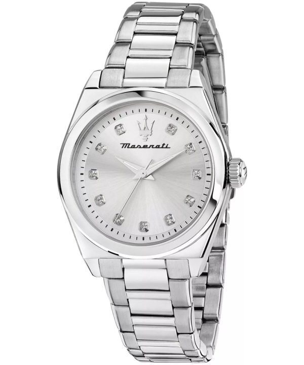 Montre femme Maserati Velocità réf. R8853152503, mouvement quartz, boîtier 35 mm, acier inoxydable – vue principale, Horlova Maroc