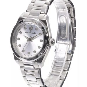 Montre femme Maserati Velocità réf. R8853152503, mouvement quartz, boîtier 35 mm, acier inoxydable, verre minéral – deuxième vue