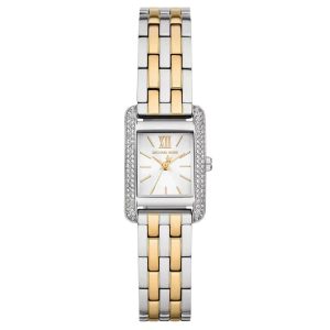 Montre femme Michael Kors 20 mm réf. MKO1035, cadran blanc, mouvement quartz – vue de face | Horlova Maroc