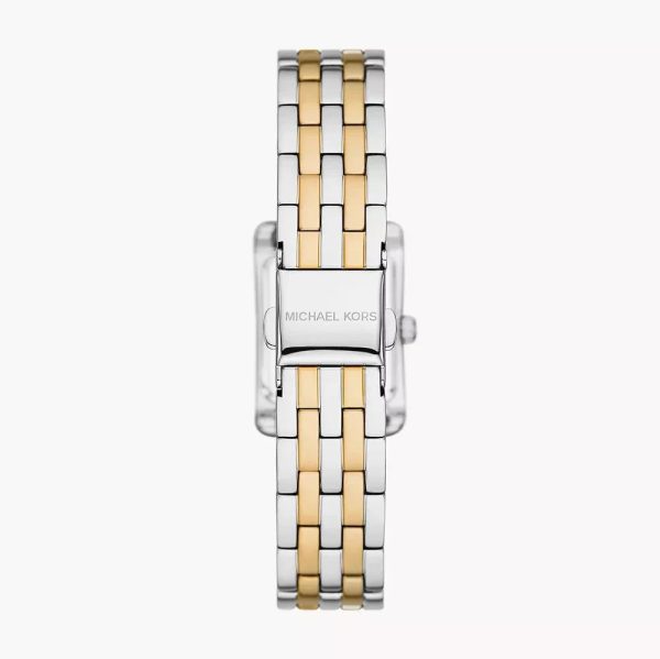 Montre femme Michael Kors 20 mm réf. MKO1035, cadran blanc, mouvement quartz – autre angle