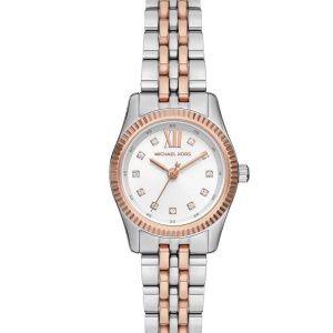 Montre femme Michael Kors 26 mm réf. MK4817, bracelet acier, mouvement quartz – vue de face | Horlova Maroc