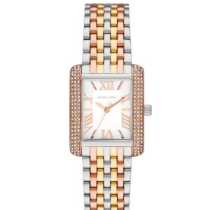 Montre femme Michael Kors 32 mm réf. MK4744, bracelet acier, mouvement quartz – vue de face | Horlova Maroc