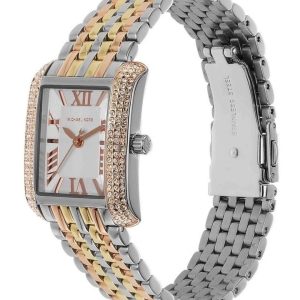Montre femme Michael Kors 32 mm réf. MK4744, bracelet acier, mouvement quartz – vue de trois-quarts