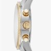 Montre femme Michael Kors réf. MK6474, chronographe quartz, boîtier 37 mm, acier inoxydable – troisième vue
