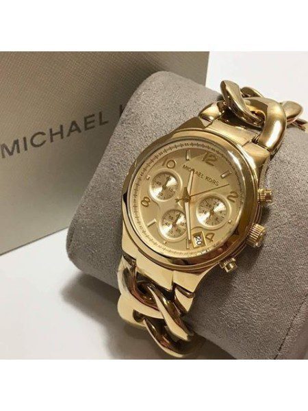 Montre femme Michael Kors réf. MK3131, mouvement quartz, boîtier 38 mm, acier inoxydable – quatrième vue