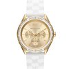 Montre femme Michael Kors 40 mm réf. MK7267, bracelet silicone, mouvement quartz – vue de face | Horlova Maroc