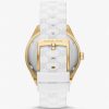 Montre femme Michael Kors 40 mm réf. MK7267, bracelet silicone, mouvement quartz – vue de trois-quarts