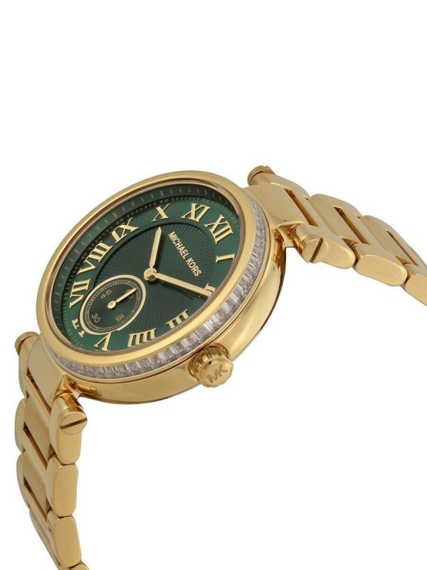 Montre femme Michael Kors 43 mm réf. MK6065, bracelet acier, mouvement quartz – autre angle