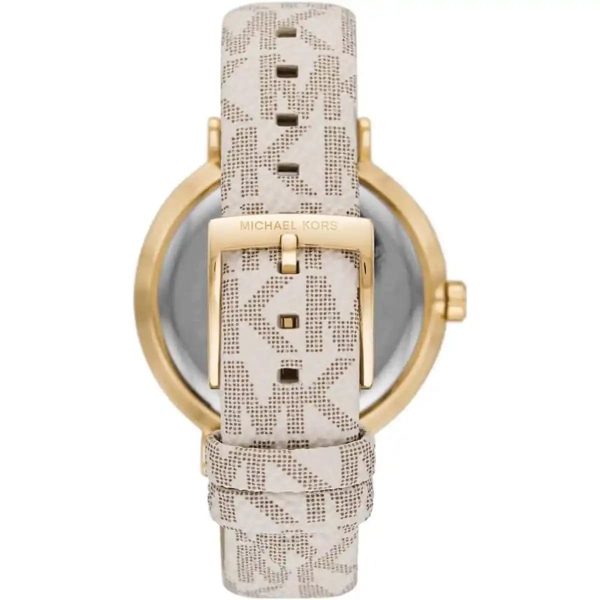 Montre femme Michael Kors Addyson 40 mm réf. MK2946, cadran blanc, mouvement quartz – autre angle