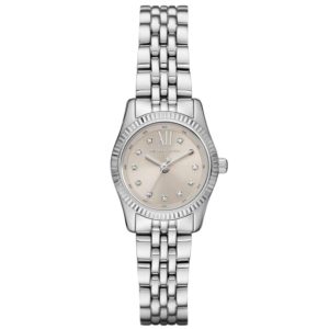 Montre femme Michael Kors Argentée 26 mm réf. MK4843, bracelet acier, mouvement quartz – vue de face | Horlova Maroc