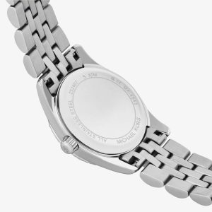 Montre femme Michael Kors Argentée 26 mm réf. MK4843, bracelet acier – vue de trois-quarts