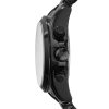 Montre femme Michael Kors Bradshaw 36 mm réf. MK6058, cadran noir, bracelet acier – vue de trois-quarts