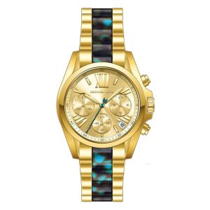 Montre femme Michael Kors Bradshaw réf. MK6318, boîtier 36 mm, acier inoxydable, verre minéral – vue principale, Horlova Maroc