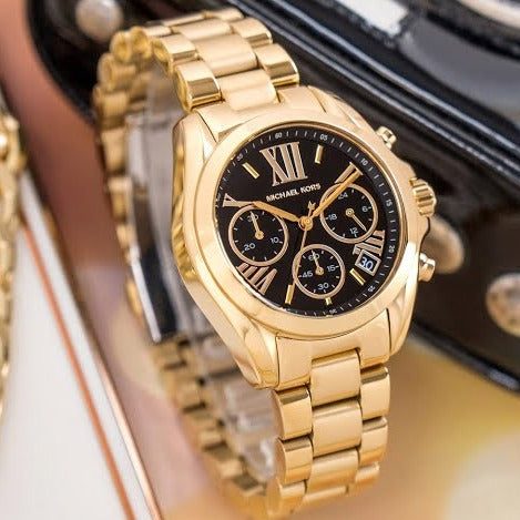 Montre femme Michael Kors Bradshaw réf. MK6959, mouvement quartz, boîtier 36 mm, acier inoxydable, verre minéral – troisième vue