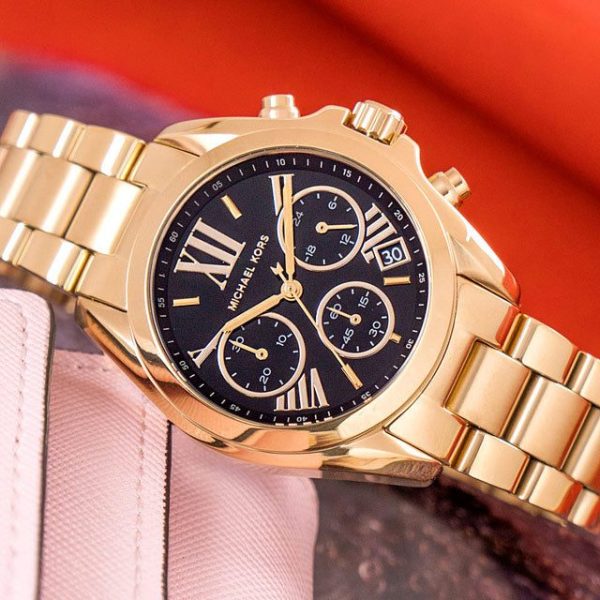 Montre femme Michael Kors Bradshaw réf. MK6959, mouvement quartz, boîtier 36 mm, acier inoxydable, verre minéral – quatrième vue
