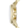 Montre femme Michael Kors Bradshaw 43 mm réf. MK5739, cadran noir, bracelet acier – vue de trois-quarts