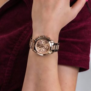 Montre femme Michael Kors Bradshaw Charme réf. MK5798, mouvement quartz, boîtier 36 mm, acier inoxydable – deuxième vue