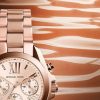 Montre femme Michael Kors Bradshaw Charme réf. MK5798, mouvement quartz, boîtier 36 mm, acier inoxydable – troisième vue