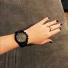 Montre femme Michael Kors Bradshaw Glamour réf. MK5550, chronographe quartz, boîtier 43 mm, acier inoxydable, verre minéral – quatrième vue