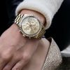 Montre femme Michael Kors Brinkley réf. MK6187, chronographe quartz, boîtier 40 mm, acier inoxydable – deuxième vue