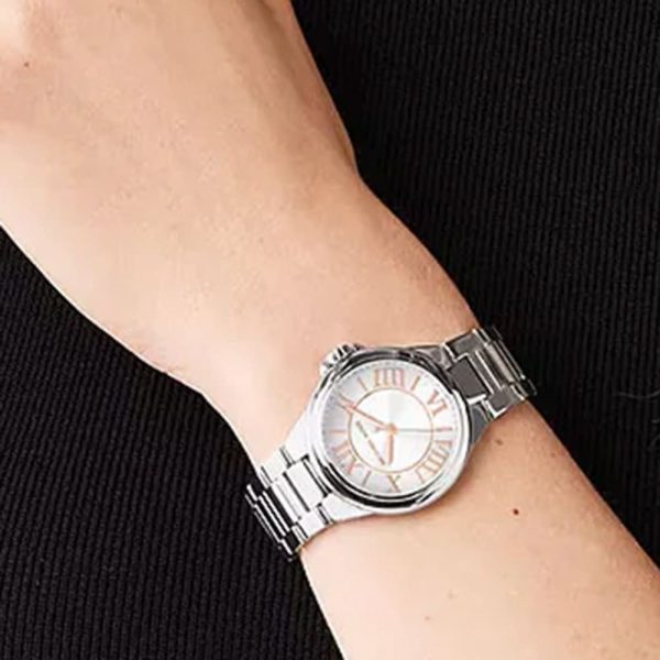 Montre femme Michael Kors Camille réf. MK7259, mouvement quartz, boîtier 33 mm, acier inoxydable – vue principale, Horlova Maroc