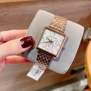 Montre femme Michael Kors Carrée réf. MK4374, boîtier 20 mm, acier inoxydable – vue principale, Horlova Maroc