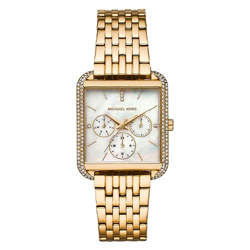 Montre femme Michael Kors Carrée réf. MK4374, boîtier 20 mm, acier inoxydable – deuxième vue