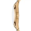 Montre femme Michael Kors Channing 36 mm réf. MK6623, cadran doré, bracelet acier – vue de trois-quarts