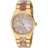 Montre femme Michael Kors Channing 36 mm réf. MK6650, cadran rose, bracelet acier – vue rapprochée