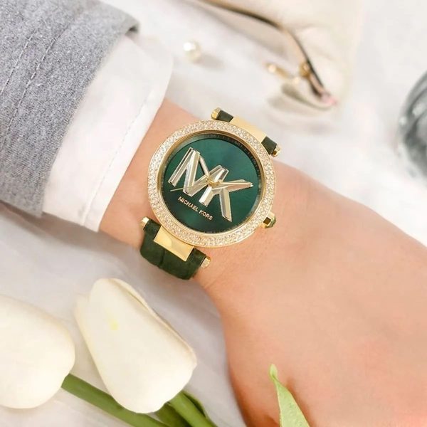 Montre femme Michael Kors Charme réf. MK4724, mouvement quartz, boîtier 39 mm, cuir, étanche 50 m – vue principale, Horlova Maroc