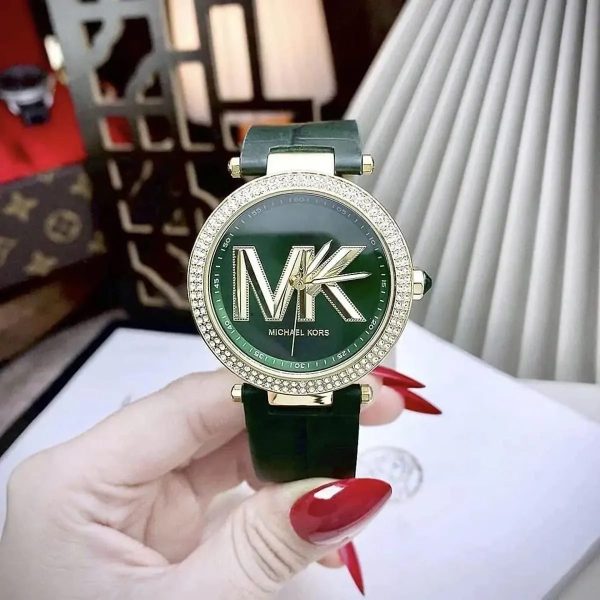 Montre femme Michael Kors Charme réf. MK4724, mouvement quartz, boîtier 39 mm, cuir, étanche 50 m – troisième vue