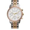 Montre femme Michael Kors Chronographe Argentée 36 mm réf. MK5650, bracelet acier – vue de face | Horlova Maroc