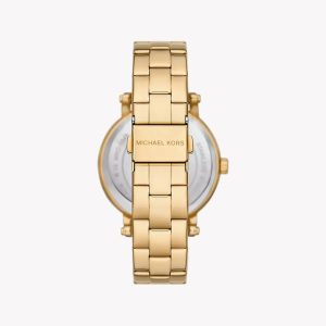 Montre femme Michael Kors Corey réf. MKO1048, mouvement quartz, boîtier 38 mm, acier inoxydable – vue principale, Horlova Maroc